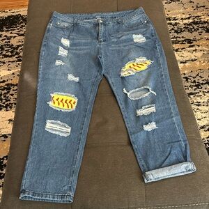 Softball mom jeans